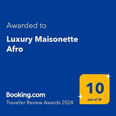 Luxury Maisonette Afro Gouves Bagian luar foto