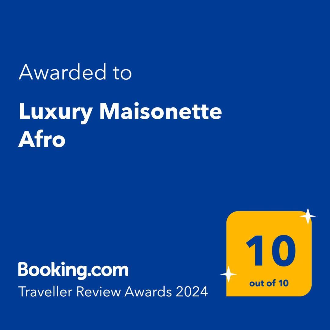Luxury Maisonette Afro Gouves Bagian luar foto